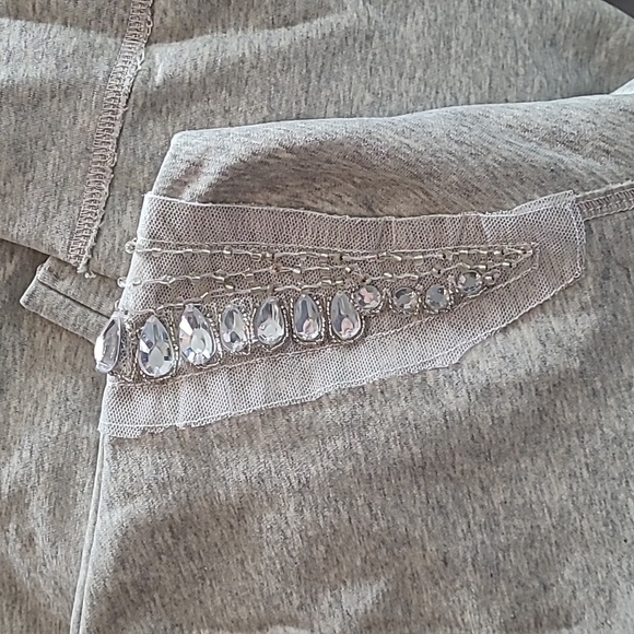 New!! Grey Embellished Crewneck - Picture 5 of 5